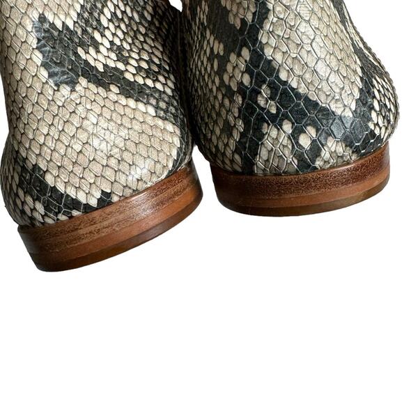 Dolce Vita Snakeskin Leather Loafers Slip On Shoes Women’s Size 8 - Picture 5 of 12